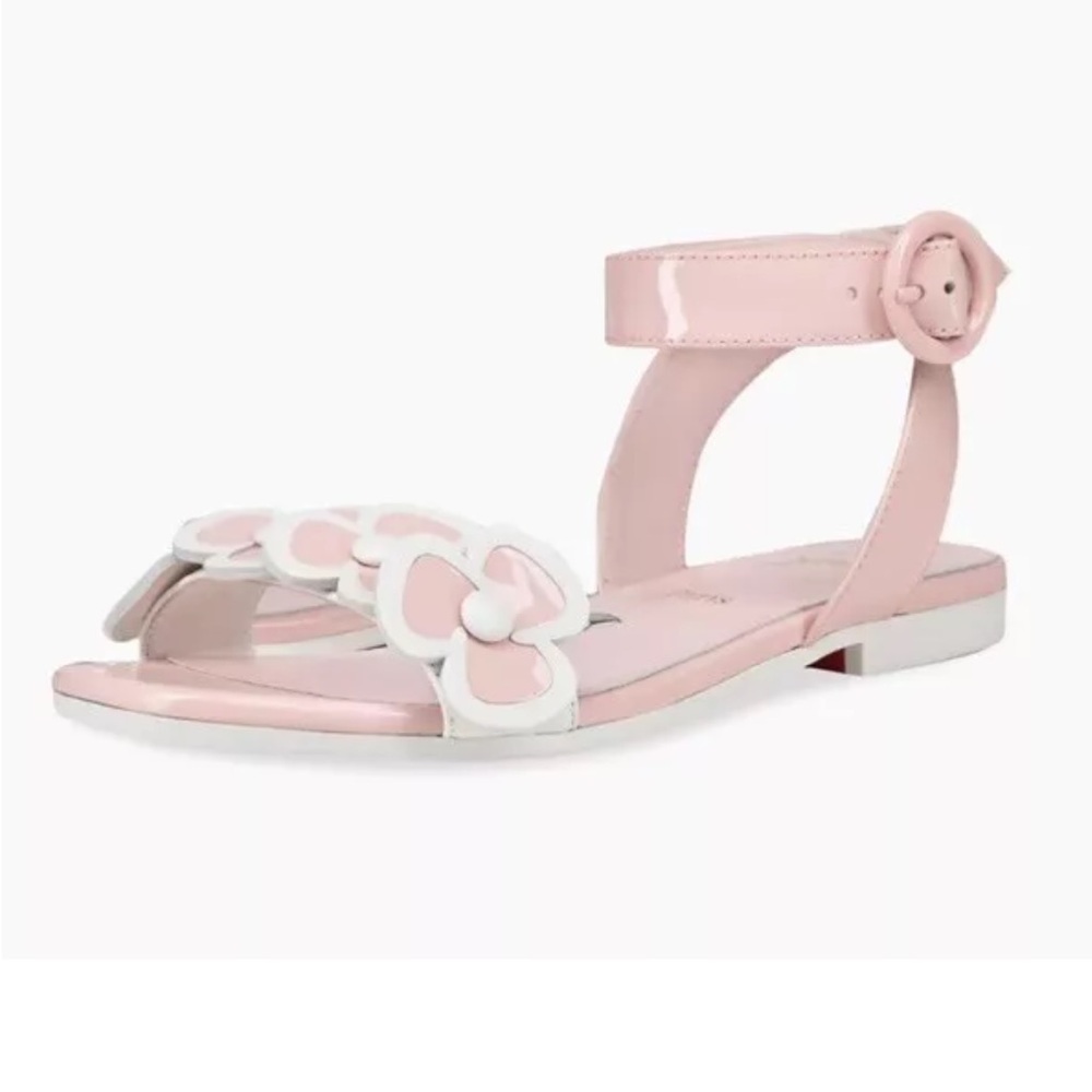 Christian Louboutin Girls Pensatoi Ankle Strap Sandal